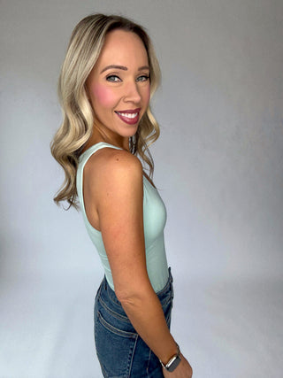 Better Than Ever Basic Tank - Aqua