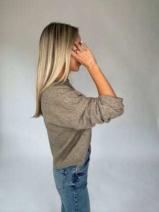 Piper Pullover Oversized Sweater - Mocha