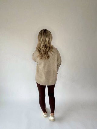 Warm Embrace Sweater - Sand Taupe