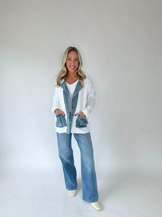 The Denim Blend Cardigan