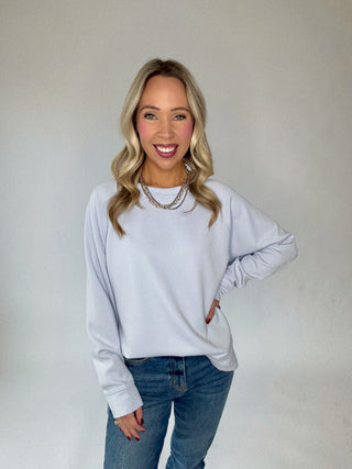 Soft Surroundings Longline Top - Halogen Blue