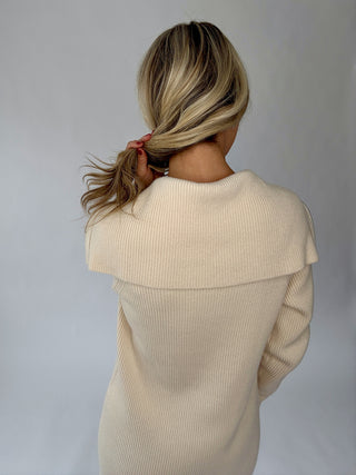 Polished Ease Half Zip Knit Dress