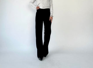 Ease & Elegance Front Seam Pant - Black
