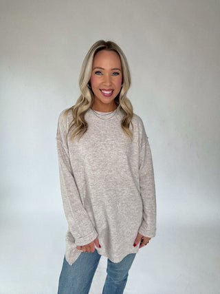 The Weekender Sweater - Oatmeal