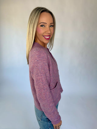 The Cambridge Cardigan - Plum