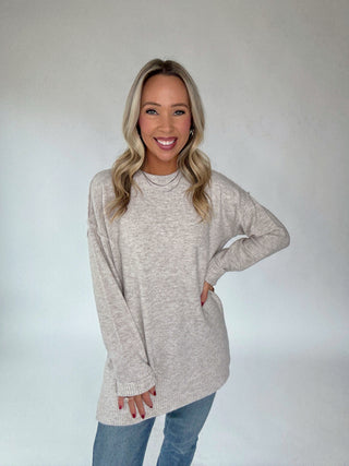 The Weekender Sweater - Oatmeal