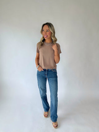 The Soft Focus Tee - Mocha