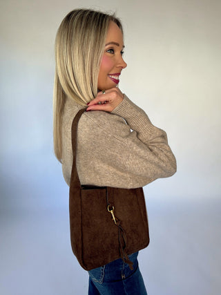 Falling For Her Sweater - Light Mocha