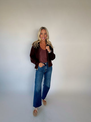 VARLEY Enrico Knit Jacket - Coffee Bean