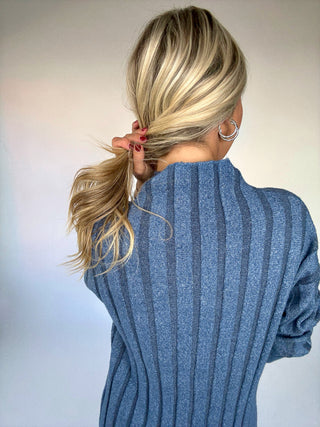 True Blue Sweater Dress