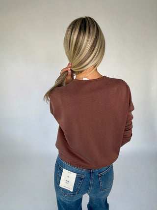 That's A Wrap Top - Cappuccino