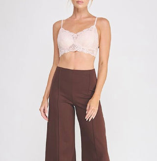 Secret Crush Lace Bralette - Pink