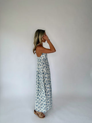 In The Moment Maxi Dress - Porcelain Blue