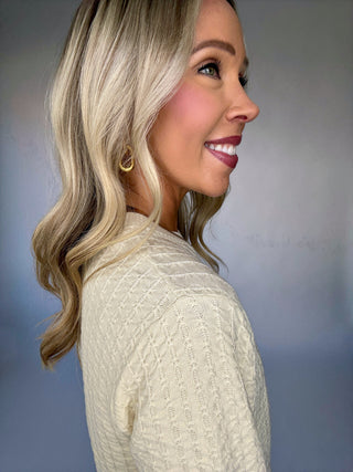 Britney Textured Knit Top