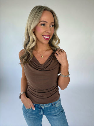 Always Look My Best Top - Mocha