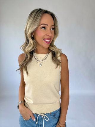 Take A Chance Tank - Butter Yellow