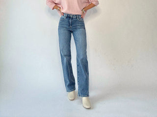 Ella High Rise Classic Straight Jeans
