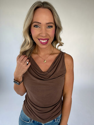 Always Look My Best Top - Mocha