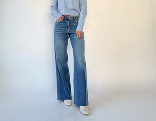 True Ease Wide Leg Jeans