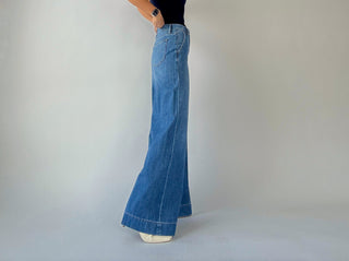 Trouser Style Super Wide Leg Jeans