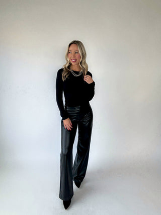 Classic Core Long Sleeve Top - Black