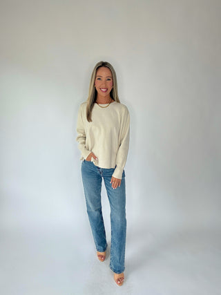 Signature Style Sweater - Ecru