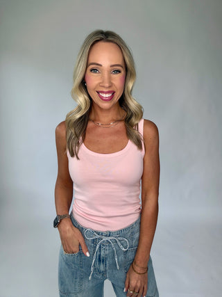 It's So Easy Tank - Soft Pink