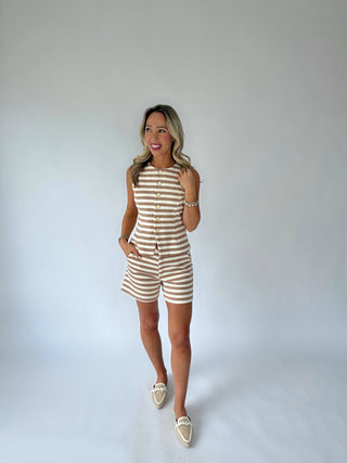 Make A Statement Striped Shorts