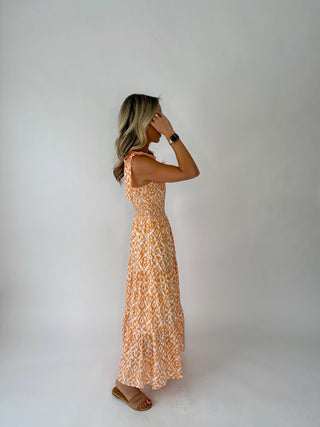All Eyes On You Tiered Maxi Dress