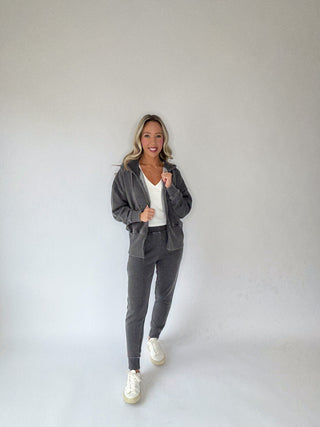 Cool Nights Joggers - Washed Black