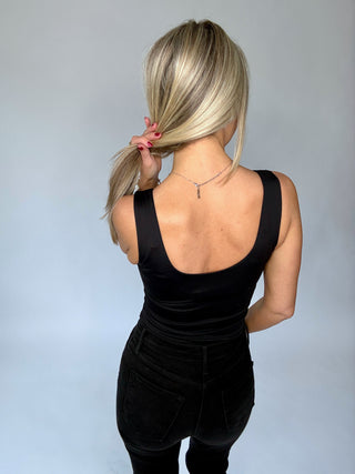 Second Skin Tank Top - Black