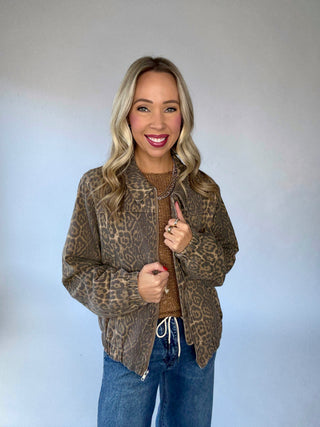 Chic Instincts Leopard Jacket