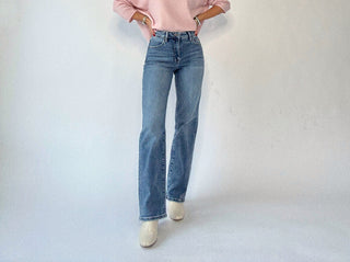 Ella High Rise Classic Straight Jeans
