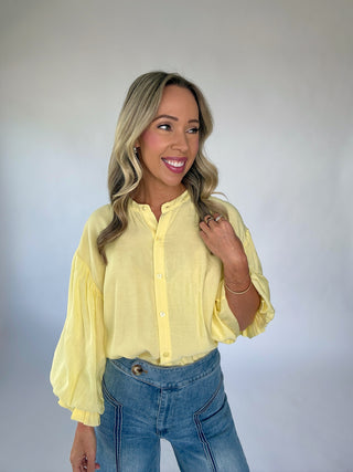 Good As Gold Top - Yellow