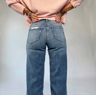 Ella High Rise Classic Straight Jeans