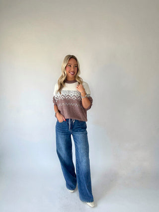 Fair Isle Pullover Sweater