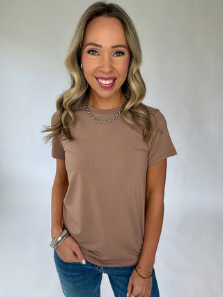 The Soft Focus Tee - Mocha