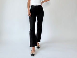 Never Let You Down Straight Jeans - Black