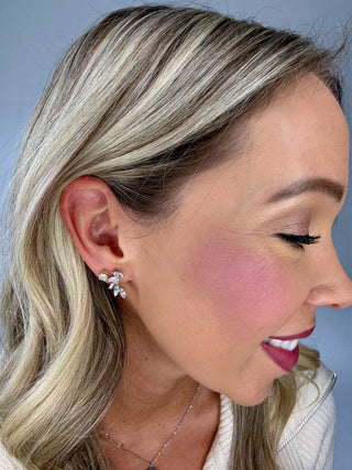 Marquise Studs - Silver