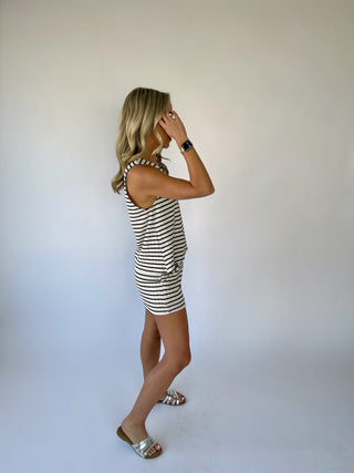 Plans After Work Striped Shorts