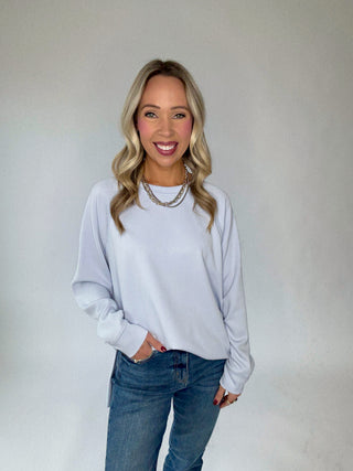 Soft Surroundings Longline Top - Halogen Blue