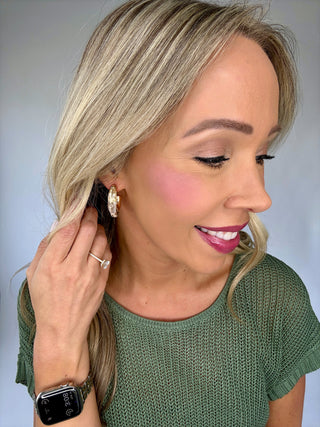 Soaking Up The Sunshine Knit Top - Dark Green