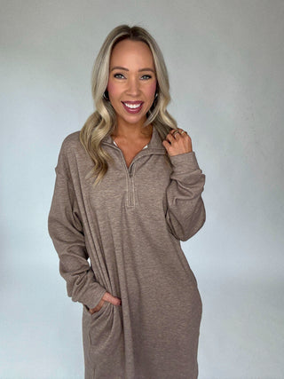 Curl Up Jersey Dress