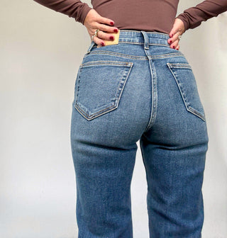 After Dark High Rise Straight Jean