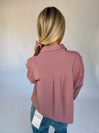 Simple Sophistication Top - Mauve