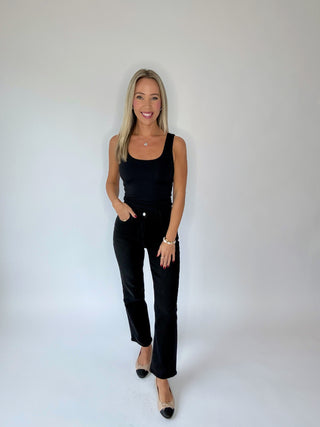 Second Skin Tank Top - Black