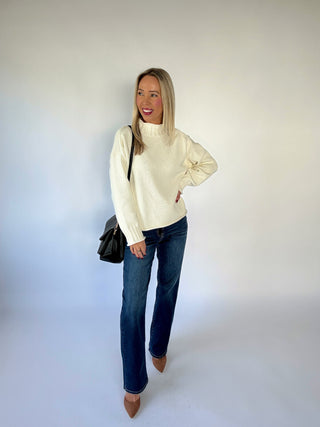 Whispers Of Winter Sweater - Winter White