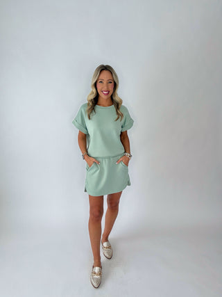 Cool & Collected Top - Light Sage