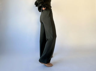 VARLEY The Wide Leg Pant 30" - Olive Marl