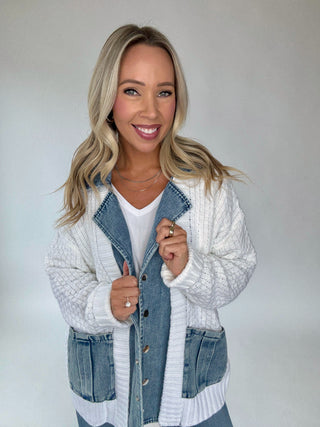 The Denim Blend Cardigan